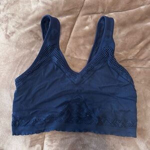 American Eagle Outfitters Deep Blue Lace Bralette